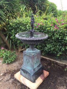 Champagne urn with maiden water feature