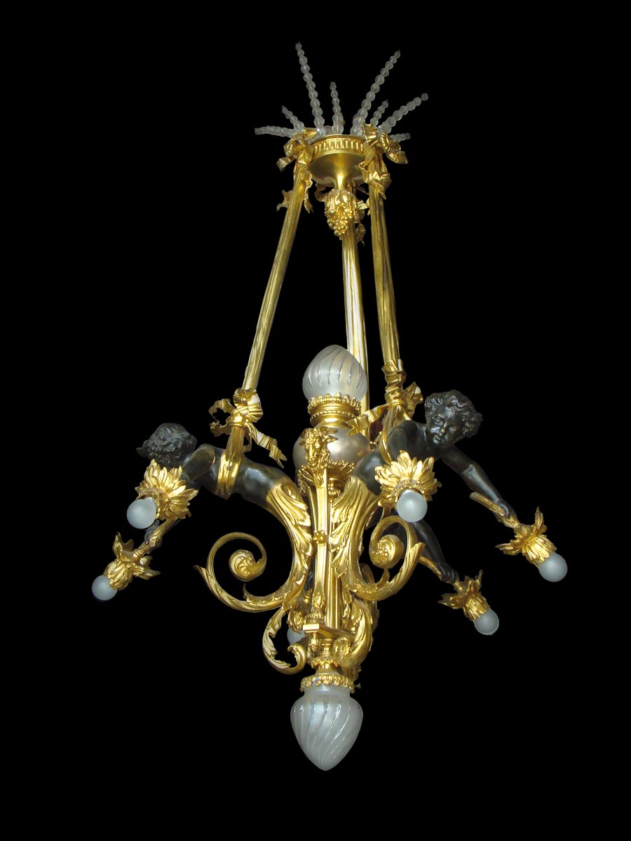 French Louis XVI style chandelier