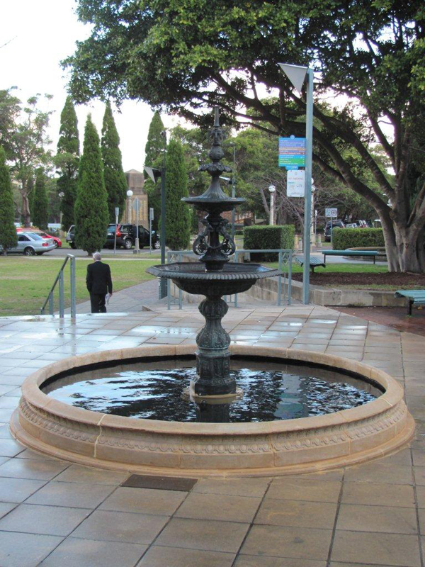 Fountain with Irish top tier