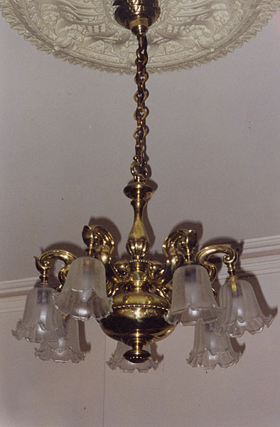 Original 6 Arm Brass Light