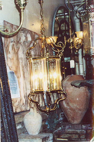 Brass Hexagonal Lantern