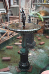 Lost wax casting water feature