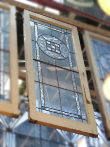 Original restored leadlight window
